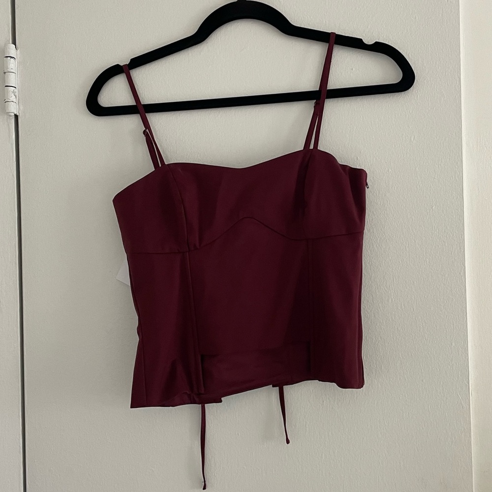 NWT &OtherStories lace up corset